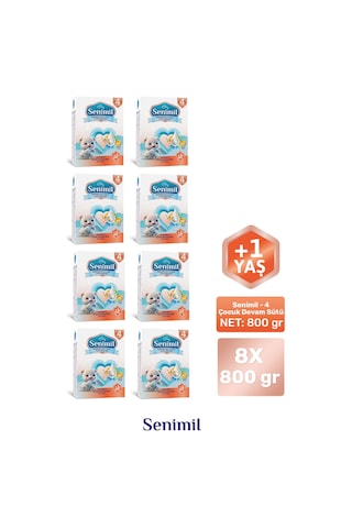 Senımıl 4 Çocuk Devam Sütü 800 G 8 Adet