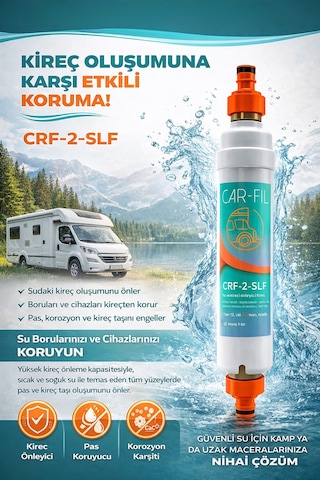 Karavan Tipi Su Arıtma Filtresi Kireç  -crf-2-slf