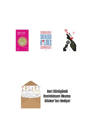 Everest Açıkhava 37 - Parazit + Sherlock Holmes - Bütün Hikayeler 2 Ciltli + Sherlock Holmes'un Dönüşü + Okuma Sticker'ları