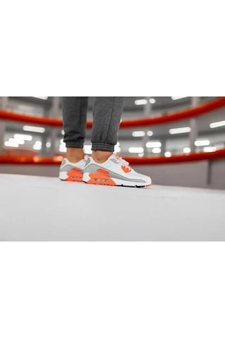 Nike Air Max 90 "hyper Orange" Günlük Spor Ayakkabı Beyaz