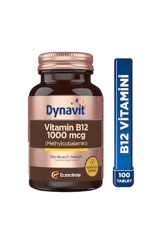 Dynavit Vitamin B12 1000Mcg 100 Dilaltı Tablet