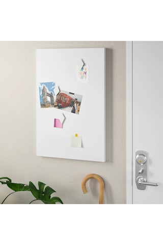Svensas Beyaz 40 x 60 CM Manyetik Mıknatıslı Pano Ofis Ev Duvar Panosu Not Fotoğraf Resim Panosu
