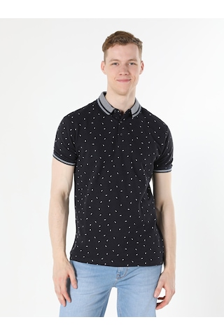 Colin'S Regular Fit Baskılı Lacivertvert Erkek Polo Yaka Tişört Cl1054351_Q1.V1_Nav Lacivert