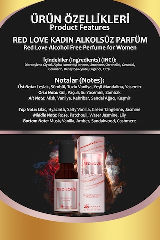 Gökçek Şifa Red Love Kadın Parfüm 10 ML