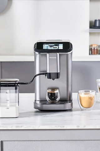Homend Coffeebreak 5008H Kahve Öğütücülü,Süt Köpürtücülü,Dokunmatik Ekranlı Full Otomatik Espresso Makinesi