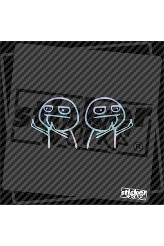 Bad Boy Hologram Sticker
