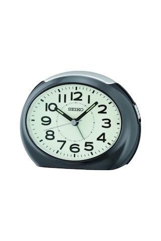 Seiko Clocks Qhe193k Alarmlı Sessiz Akar Saniyeli Uyku Modlu Masa Saati Çok Renkli