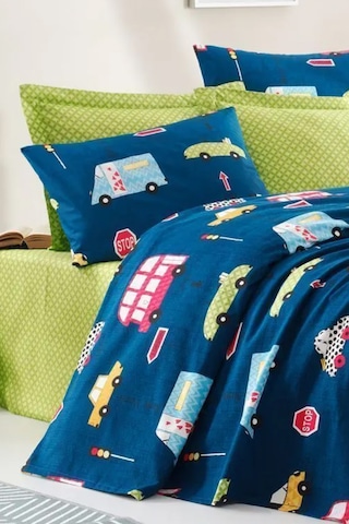 Eponj Home 2li Yastık Kılıfı 50x70 Cm Only Paula Kombin Yeşil Çim Yeşili