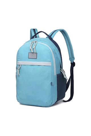 Smart Bags Büyük Boy Su Geçirmez Kumaş Renkli Okul Çantası Mavi/lacivert