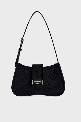 Emporio Armani Ayarlanabilir Askılı Kadife Çanta Kadın Çanta Ew001778 Af28100 Uc001 Siyah