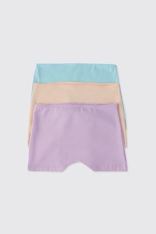 Panço Kız Çocuk 3'lü Boxer Seti 2602gk14004 Renkli