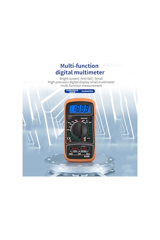 Yunboo Xl830l Sarı Dijital Multimetre: Elektrikçi İçin Yüksek Hassasiyetli Akım, Gerilim, Direnc Ölçer - Pil İle Teslim