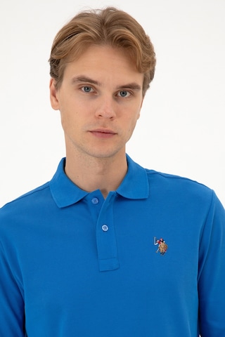 U.S. Polo Assn. Erkek Regular Fit Polo Yaka Koyu Mavi Basic Sweatshirt 50313772-VR032