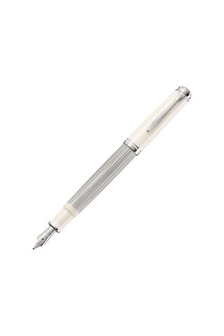 Pelikan Souveran M405 Dolma Kalem Silver-White M Uç 815475