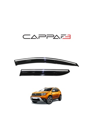 Dacia Duster 2018-2024 Yıl Aralığı Uyumlu Cam Rüzgarlığı 4 Parça Kromlu