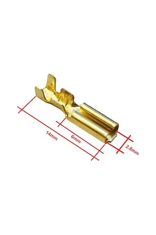 Sf½D - Kablo Ucu Mikro Dişi Terminal (2.8Mm) - Sf1/2D
