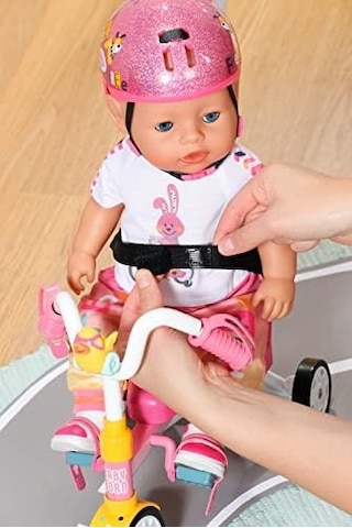 Baby Born, Zapf Creation Oyuncak 3 Tekerlekli Bisiklet, 834299, Renkli Açık Kahverengi