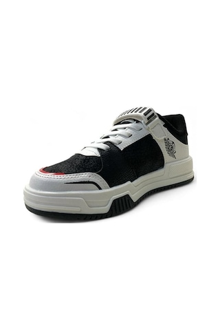 Cool King Kısa Çocuk Sneaker Spor Ayakkabı Siyah / Kırmızı Kırmızı - Siyah