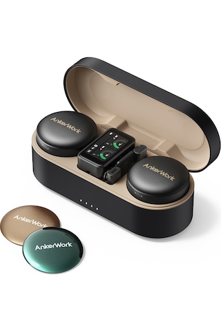 Anker Ankerwork M650 Kablosuz Yaka Mikrofonu Siyah