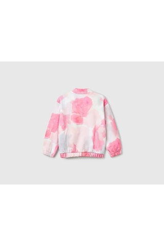 Benetton-bg Kız Bebek Batik Sweatshırt Pembe Pembe