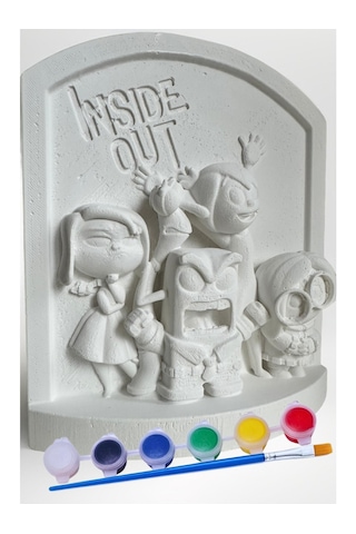 Craft3d Ters Yüz-ınside Out 15 Cm Boyunda Beton/taş/figür/büst Boyama Seti-çocuk Boyama Etkinliği