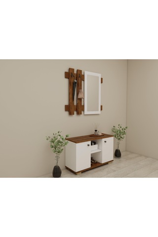 Sarissa Ayakkanbı Dolabı/askılık/antre Dolap-amalfi.-byz Kahverengi