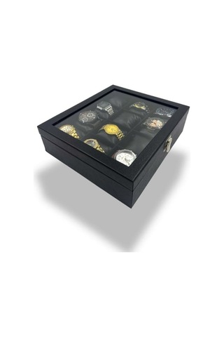 Richbo x 12'li Saat Kutusu Siyah