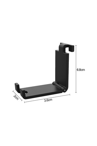 Kulaklık Standı Kulaklık Kancası Siyah Siyah