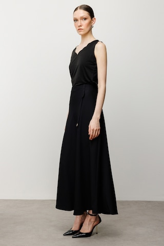 Ekol Süs İpli Volanlı Kadın Etek 25y.ekl.etk.01062.1 Siyah