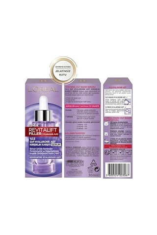 Tr Revitalift Filler%1.5 Saf Hyaluronik Asit İçeren Kırışıklık Karşıtı Serum 30 Ml 2 Paketi
