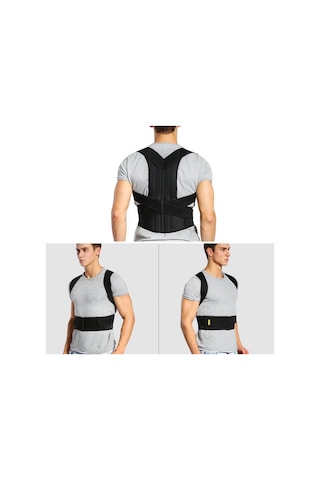 Dik Duruş Korsesi Çift Balenli Unisex Kamburluk Önleyici Korse Medikal