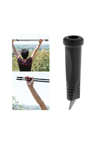 Homyl Yürüyüş Direkleri Yürüyüşü Için Alpenstock Siyah Siyah