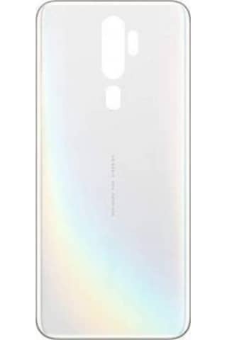 Teknonet Oppo A5 2020 Uyumlu Batarya Kapağı - Beyaz Beyaz