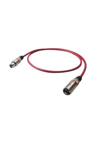 Estello E4004 Kırmızı 6 Metre Xlr Erkek-Xlr Dişi Ara Kablo