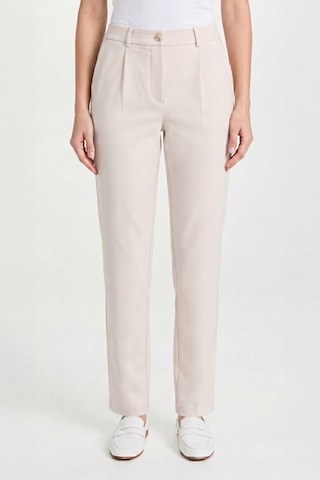 Goffra Kadın Flexon Ultra Esnek Relaxed Beli Lastikli Jogger Pantolon Krem W702-r0433-06