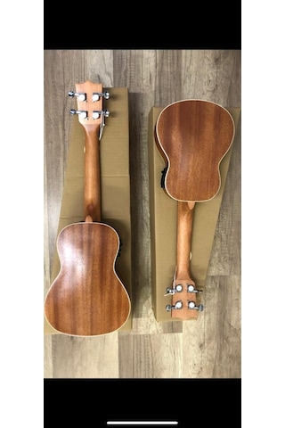Puka Pk-21Eq Soprano Boy Maun Ağacı Kılıflı Elektro Ukulele