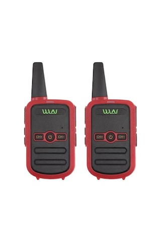 Wln Kd-c51 16 Kanal 3-5 Km Kırmızı Kasa İkili Telsiz Şarj Aleti Dahil