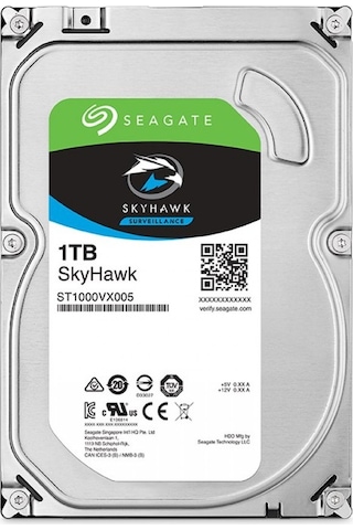 Seagate SKYHAWK 1TB 5900RPM 64 MB SATA3 6Gbit sn ST1000VX005 Hard Disk