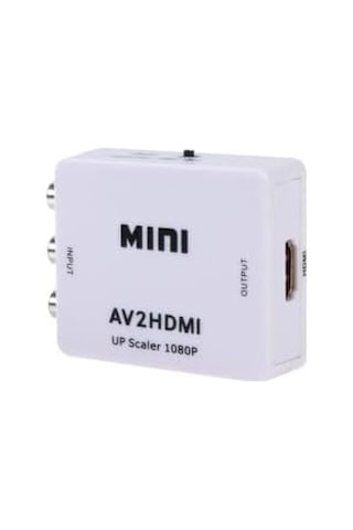 5345 Rca Av To Hdmı Çevirici Dönüştürücü Adaptör Rca Ve Scart Portlu Cihazları Artık Rahatlıkla Hdmı