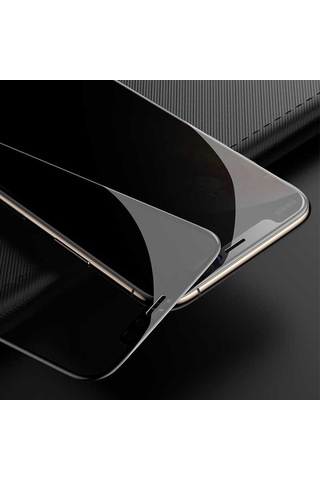Apple Uyumlu iPhone 12 Davin 5d Privacy Cam Zore Ekran Koruyucu