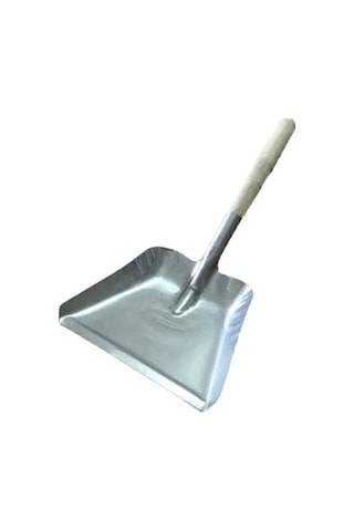 Mangal Şömine Köz Küreği Geniş Kalın Metal Gövde Ağaç Saplı