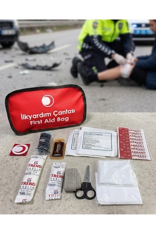 Ilkeshop Araç Ve Ev İçin İlk Yardım Çantası Eksiz Acil Müdahale Seti