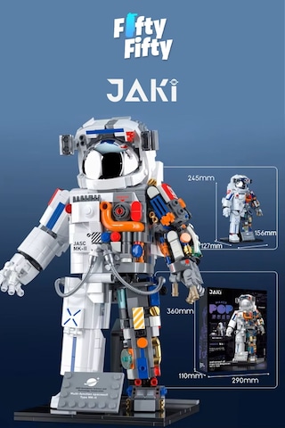 Jaki Space Serisi/astronot -jk9106 +800 Parça Oyuncak Yapım Seti