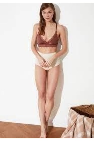 Deep Secret Yakaları Dantelli Mıcro Bralet Ds200475br 001