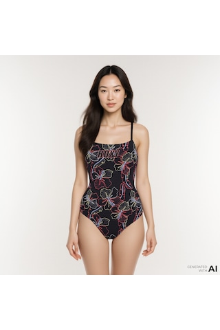 Roxy Active Basic One Piece Pt Kadın Siyah Mayo Erjx103708