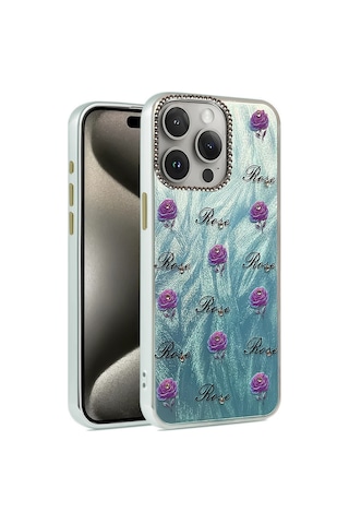 Newface - 38 - Apple iPhone Uyumlu 15 Pro Max Kılıf Blade Aynalı Desenli Kapak - - Glblseme - Desen 9