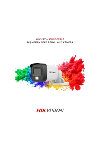 Ds-2ce16d0t-exlpf Gece Renkli Dış Mekan Kamera 2mp 2.8mm