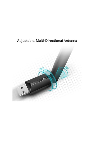 Tp-Link Archer T2U Plus 600Mbps Dual Band USB Wireless Adaptör