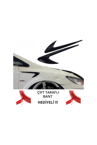 Opel Astra H Hb Çamurluk Venti Sağ - Sol Parlak Siyah