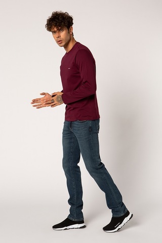 Vigoss Battal Erkek Sweatshırt B44221-03370 - Mürdüm